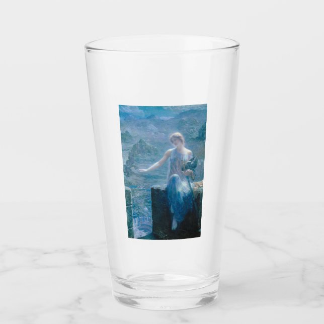 Vigil der Valkyrie (Elegante Dame in Burg) Glas (Vorderseite)