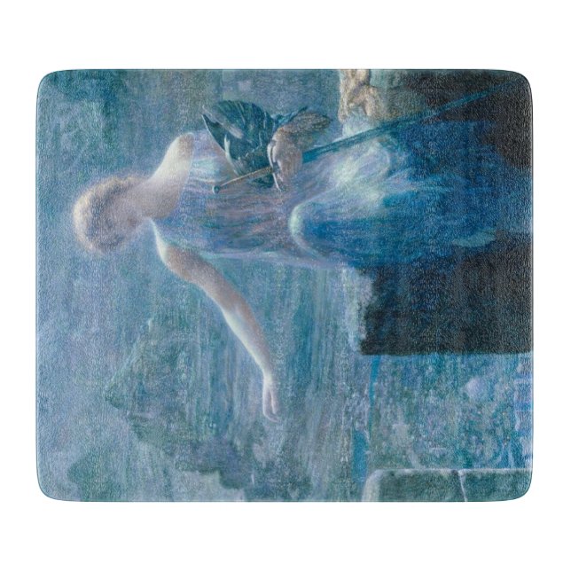 Vigil der Valkyrie (Elegante Dame in Burg) Schneidebrett (Vorderseite)