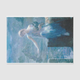 Vigil der Valkyrie (Elegante Dame in Burg) Seidenpapier