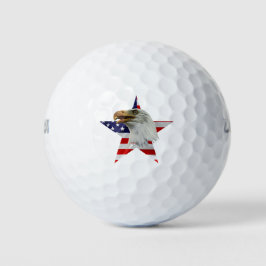 Vigilant Eagle, die amerikanische Flagge, Patrioti Golfball
