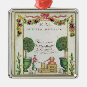 Vignette von 'Eau de Fleur d'Orange Ornament Aus Metall