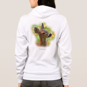 Vignetted Portrait von Lächelndem Schwarzschwanz-H Hoodie