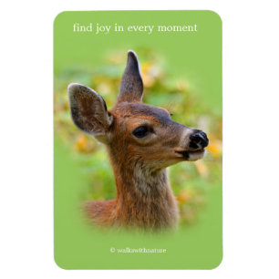 Vignetted Portrait von Lächelndem Schwarzschwanz-H Magnet