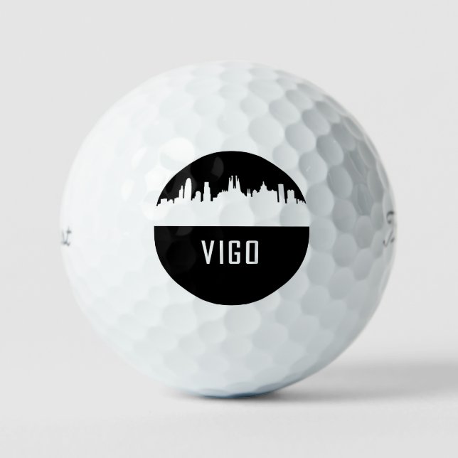 Vigo | cities of Spain Golfball (Vorderseite)