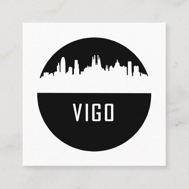 Vigo | cities of Spain Rabattkarte (Vorderseite)