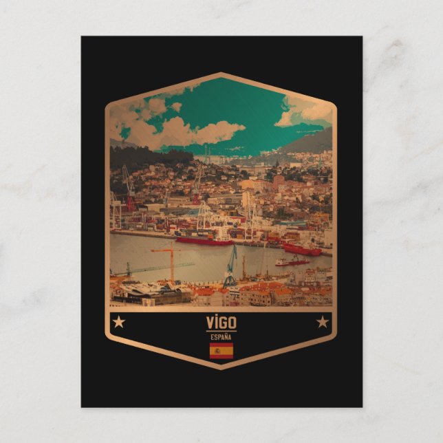 Vigo Postkarte (Vorderseite)