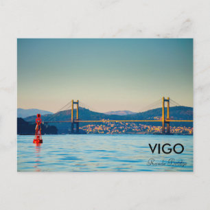 Vigo, Rande Bridge Postkarte