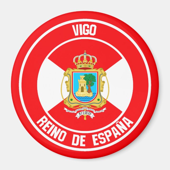 Vigo Round Emblem Magnet (Vorne)