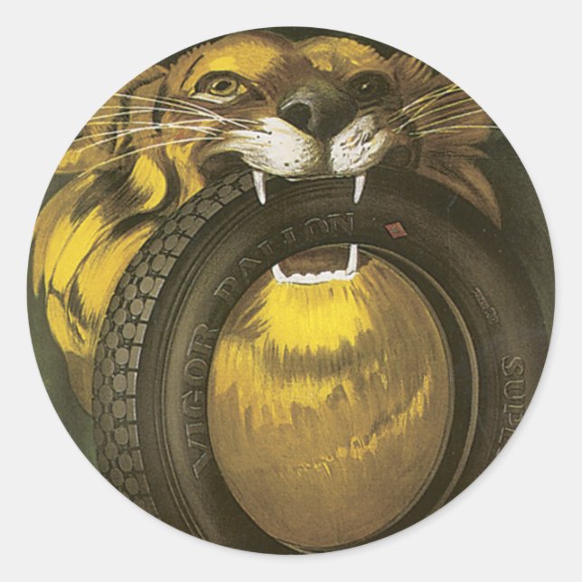 Vigor Runder Aufkleber (Vorderseite)