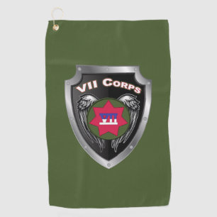 VII Armored Corps Veteran Golfhandtuch