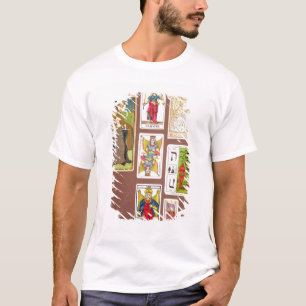 VIII Gerechtigkeit, sieben Tarotkarten T-Shirt