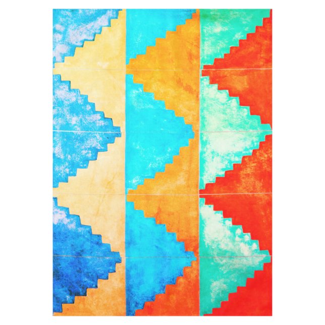 Viintage Adobe Sky Tableclout Tischdecke (Vorderseite)