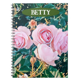 viintage birds purple botanical wallpaper notizblock