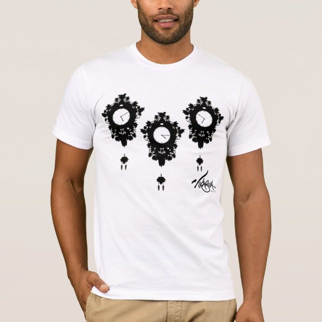 Vikareal Uhren T-Shirt (Vorderseite)