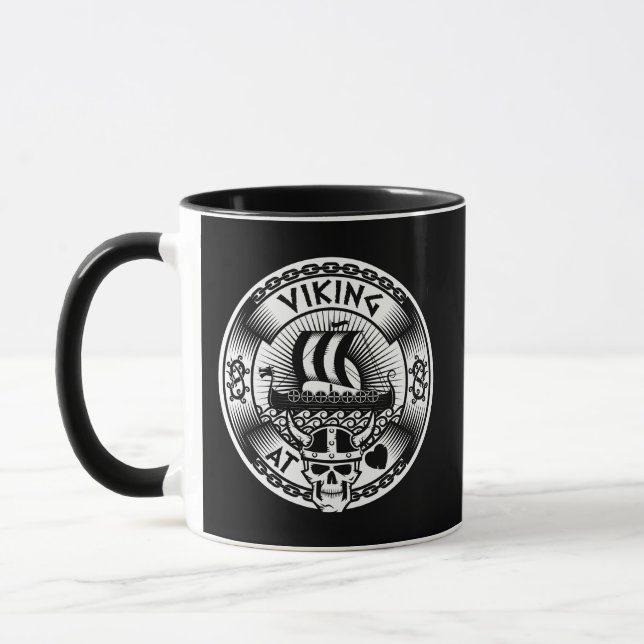 Viking am Herzen Tasse (Links)