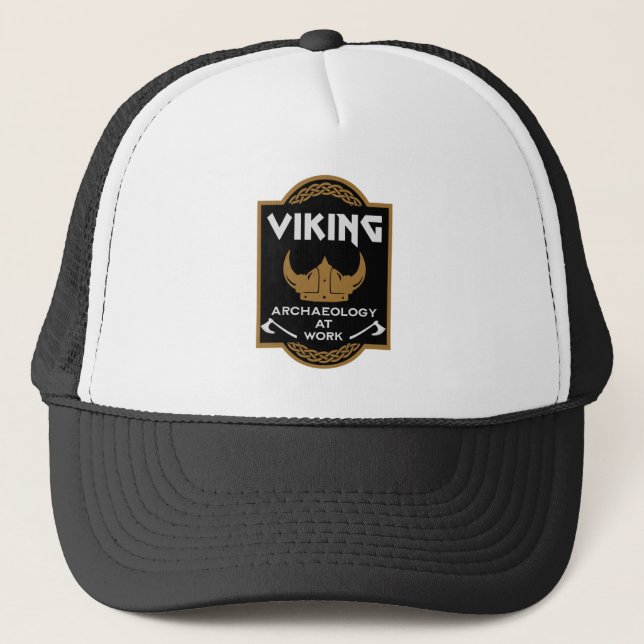 Viking Archeology Truckerkappe (Vorderseite)