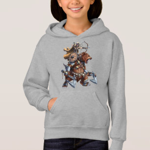 Viking Archer Riding War Bear Hoodie