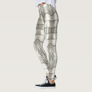 Viking Armor Abstract Design Leggings