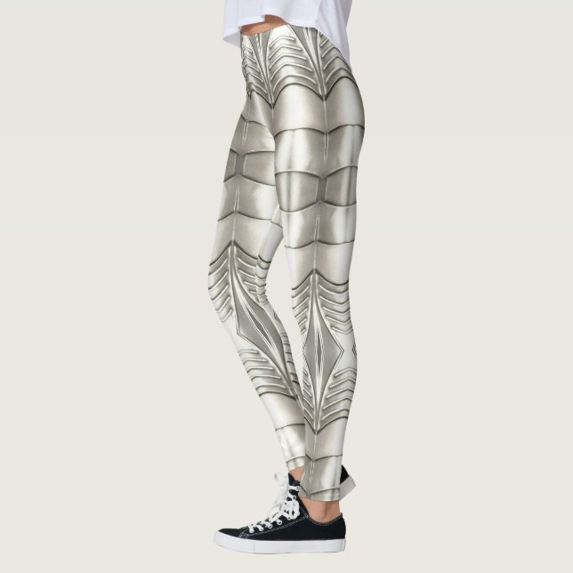 Viking Armor Abstract Design Leggings (Links)