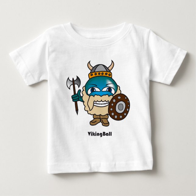 Viking-Ball Baby T-shirt (Vorderseite)