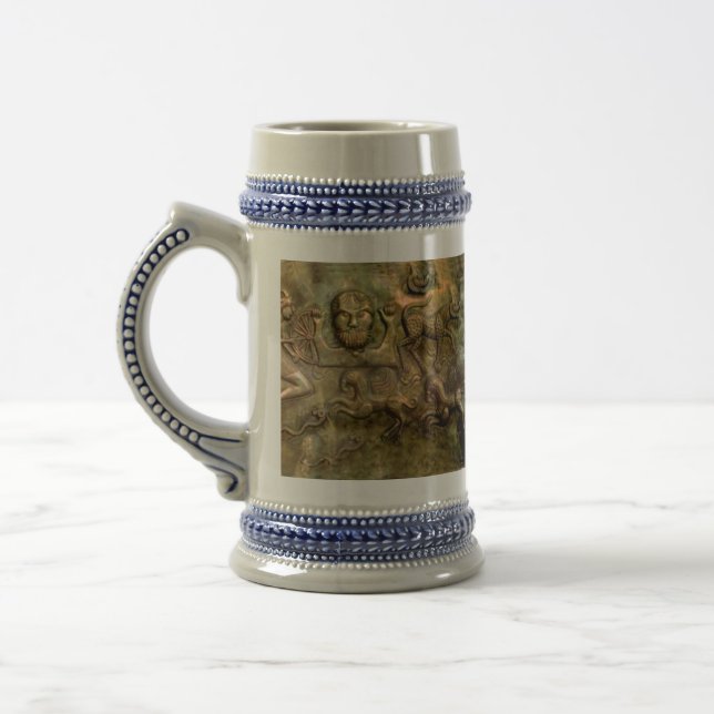 Viking Beer Drinkling Stein Bierglas (Links)