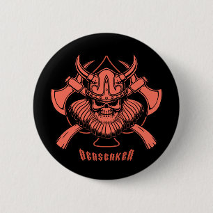 Viking Berserker Button