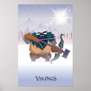 Viking berserker poster