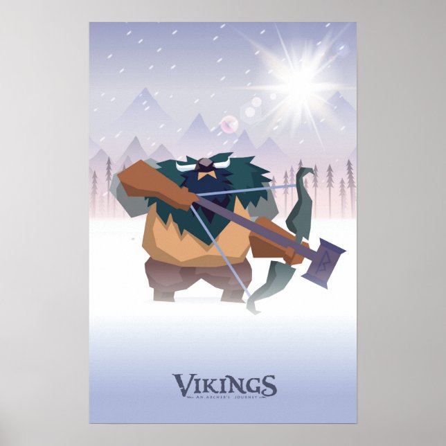 Viking berserker poster (Vorne)