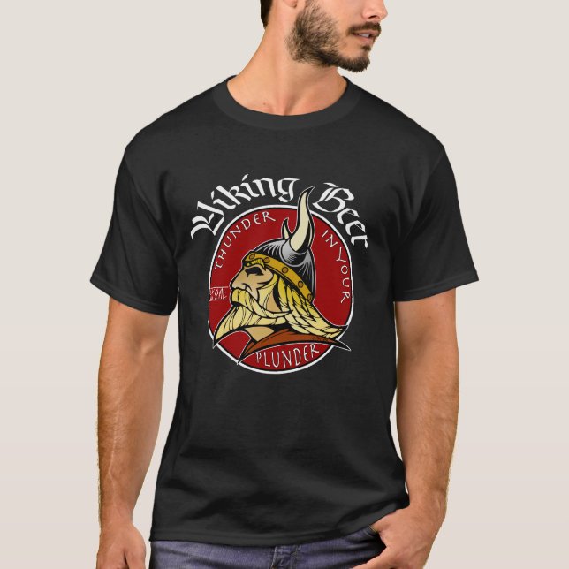 Viking-Bier T-Shirt (Vorderseite)