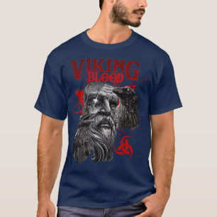 Viking Blood Odin und raven Kultur der Wikinger T-Shirt
