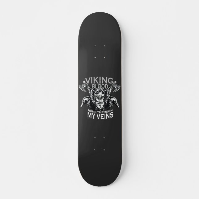 Viking Blood Skateboard (Vorne)