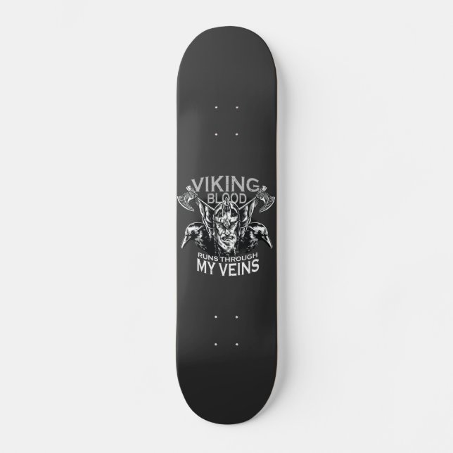 Viking Blood Skateboard (Vorderseite)