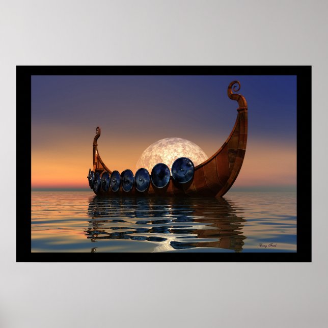 VIKING BOOT 2 DRUCKEN POSTER (Vorne)