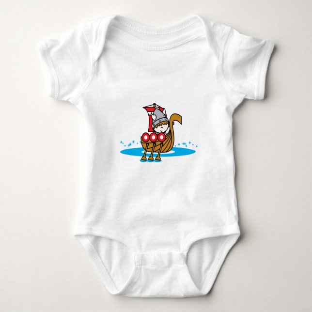 Viking Boy Baby Strampler (Vorderseite)
