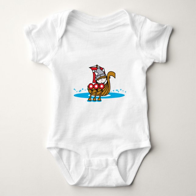 Viking Boy Baby Strampler (Vorderseite)