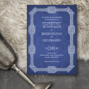 Viking Celtic Gamer Wedding Einladung