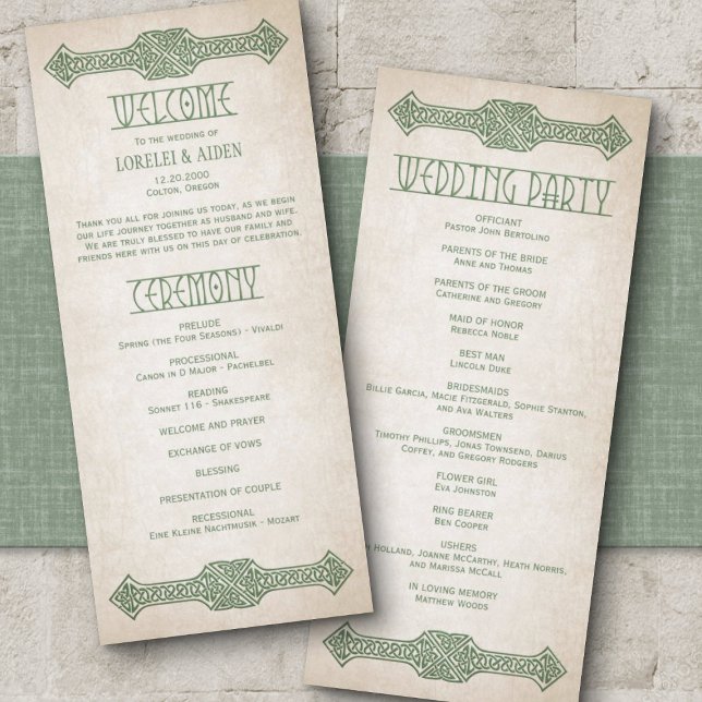 Viking Celtic Gamer Wedding Program (Von Creator hochgeladen)