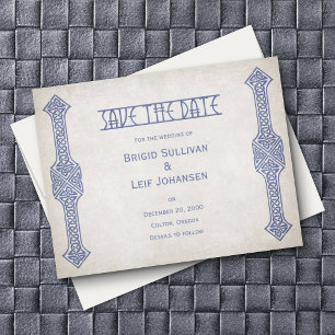 Viking Celtic Gamer Wedding Save The Date