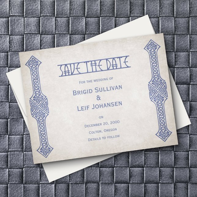 Viking Celtic Gamer Wedding Save The Date (Von Creator hochgeladen)