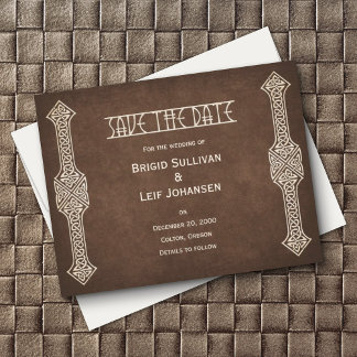 Viking Celtic Gamer Wedding Save The Date