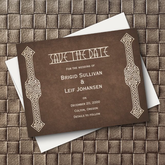 Viking Celtic Gamer Wedding Save The Date (Von Creator hochgeladen)