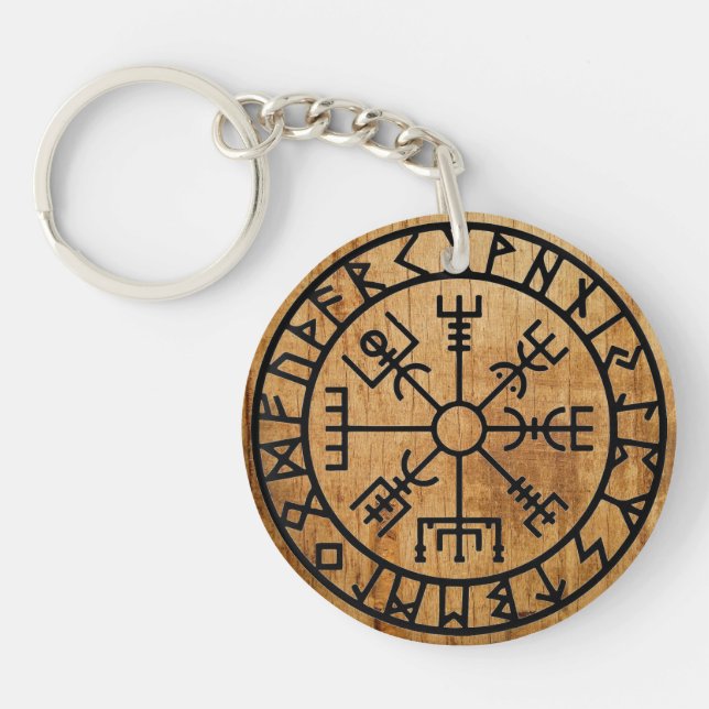 Viking Compass Schlüsselanhänger (Vorderseite)
