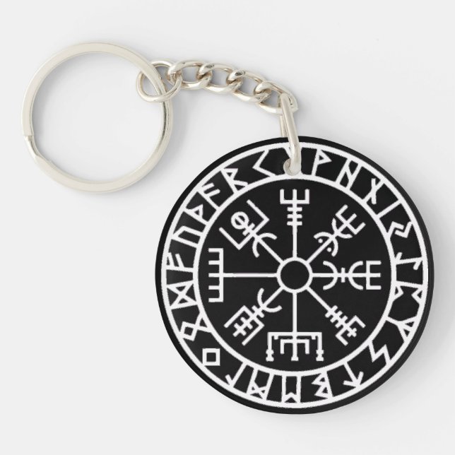 Viking Compass Schlüsselanhänger (Vorderseite)