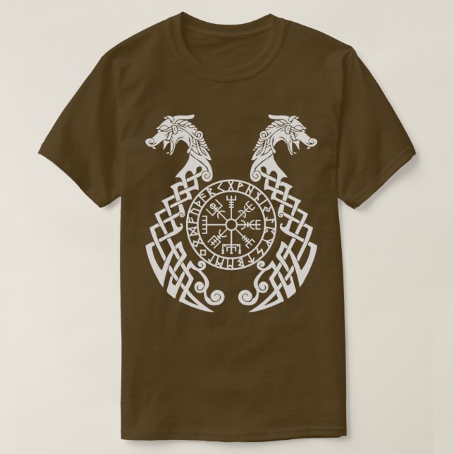 VIKING COMPASS WHITE T-Shirt (Design vorne)