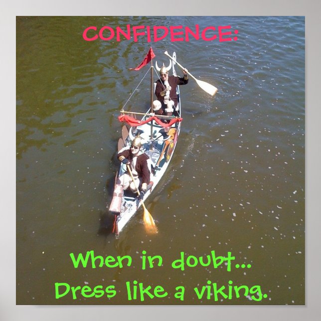 Viking Confidence Poster (Vorne)