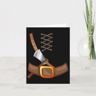 Viking Costume Halloween Trick oder Behandlung Ins Karte