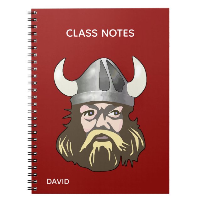 Viking Custom School Notebook Notizblock (Vorderseite)