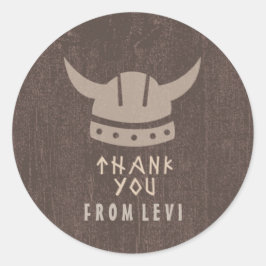 Viking & Dragon Dankeschön Aufkleber