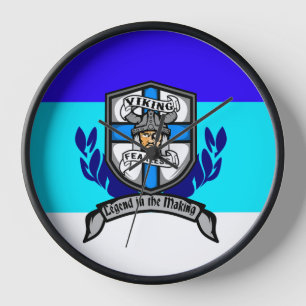 Viking Fearless - Wanduhr
