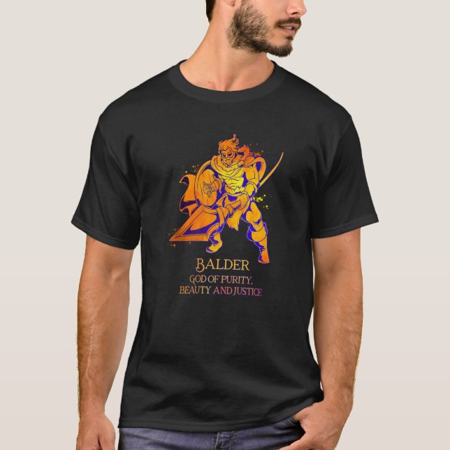 Viking God Balder T-Shirt (Vorderseite)